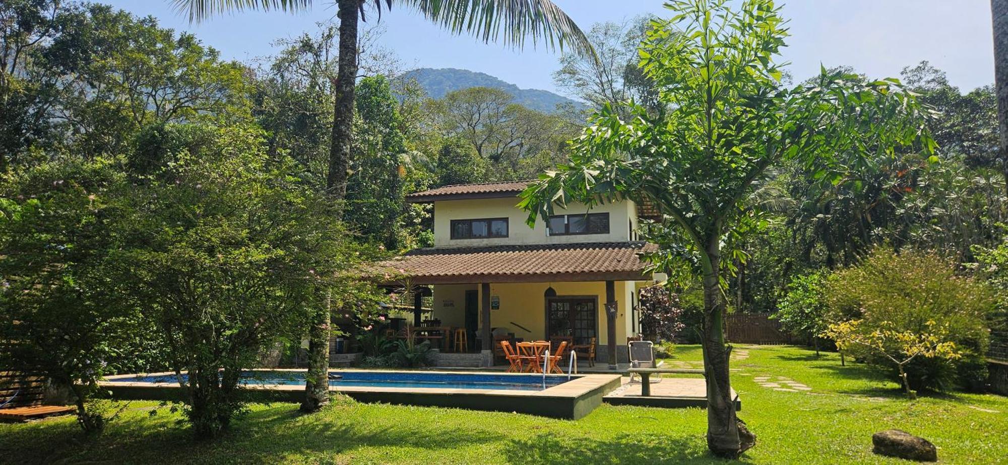 Casa Da Josie Em Maresias Com Piscina No Pe Da Mata Atlantica - 4 Quartos Exterior foto